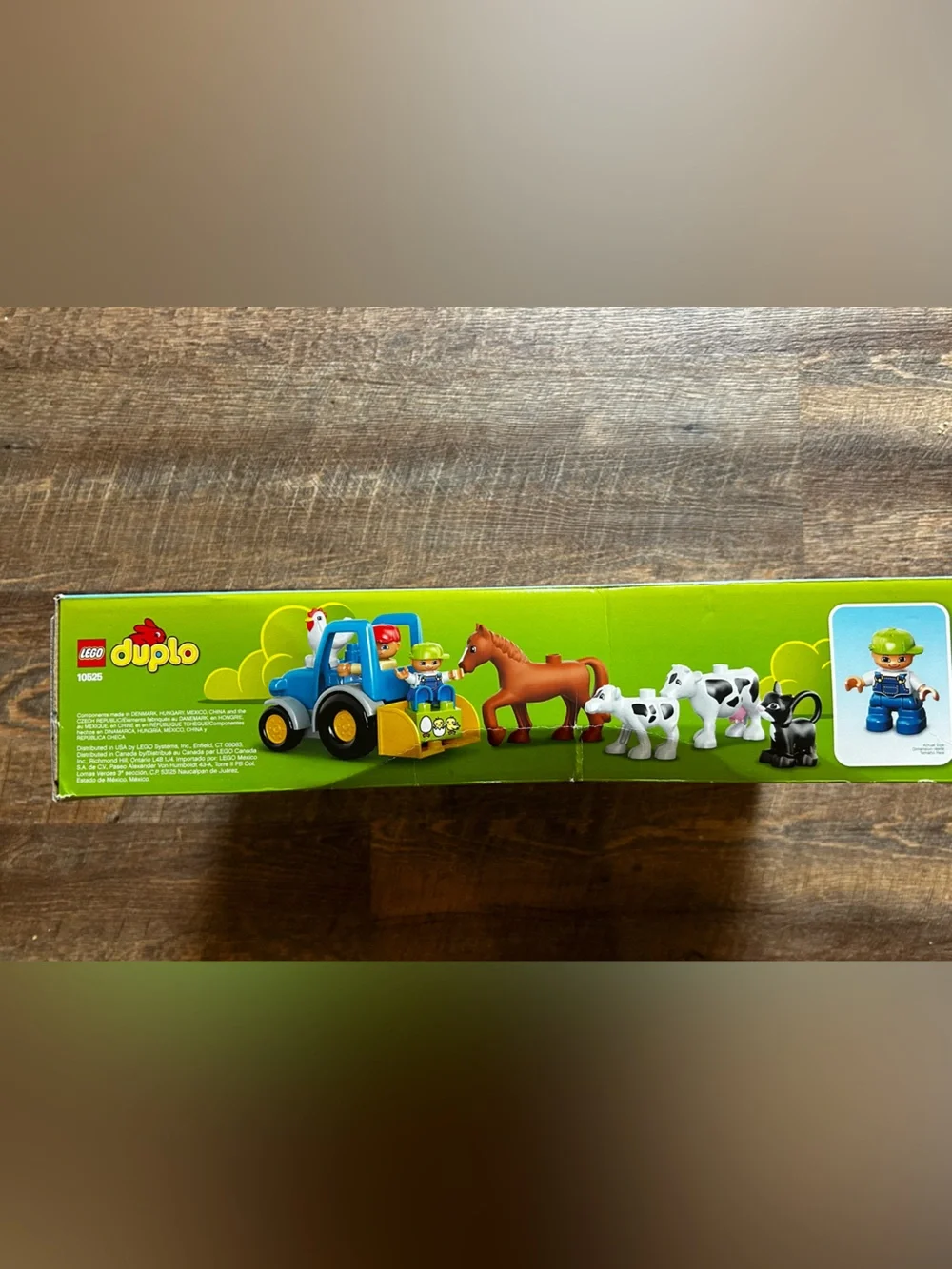 New Sealed LEGO DUPLO Big Farm 10525 - Imperfect Box -Farmer Cow Chicken Tractor